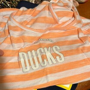 Oregon Ducks Striped Tank Top